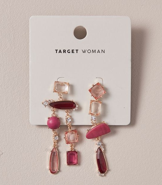 Coloured Mismatched Earrings