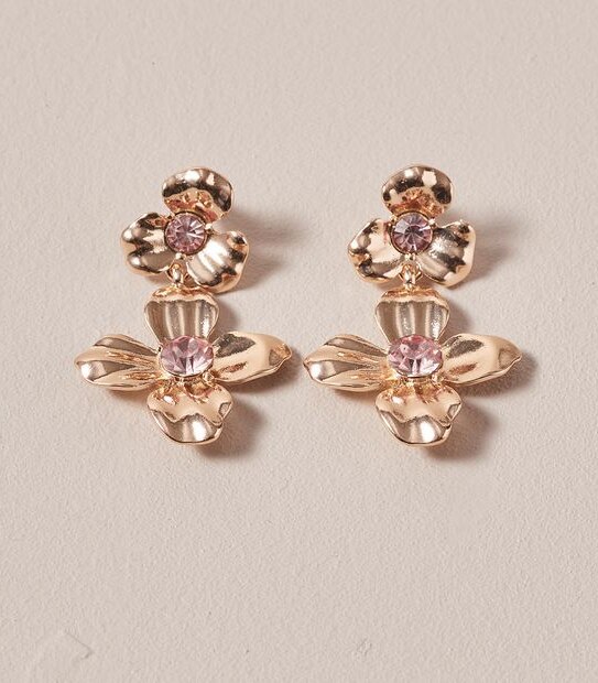 Double Flower Earrings