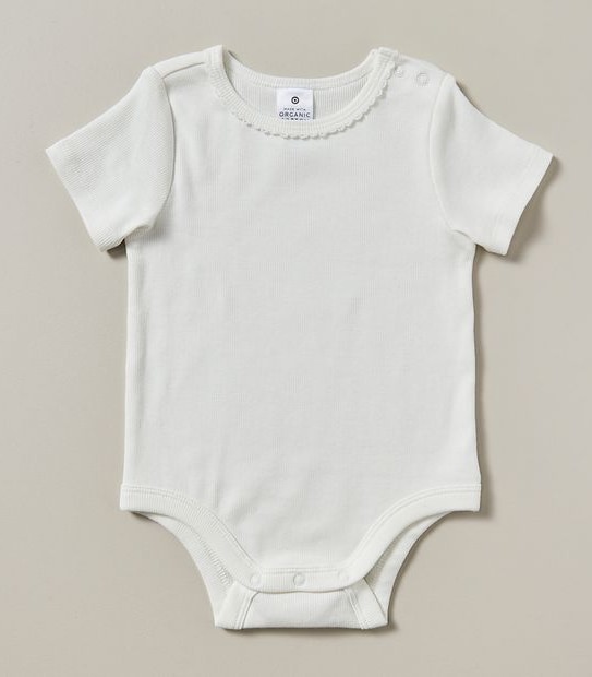 3 Pack Baby Organic Cotton Rib Bodysuits