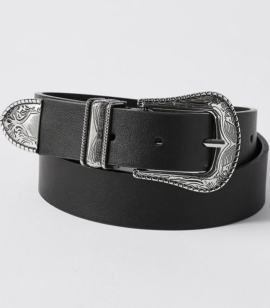 Lily Loves Deco Waist Belt - Black