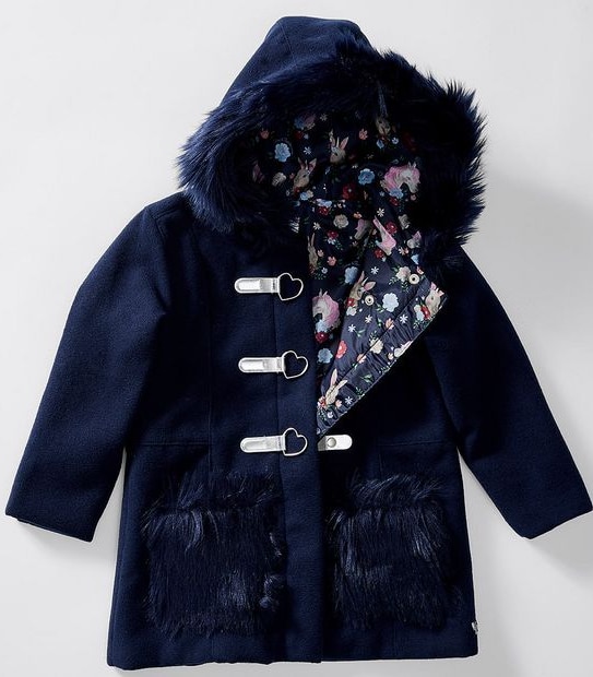 Tutu's & Tambourines Fur Trim Jacket