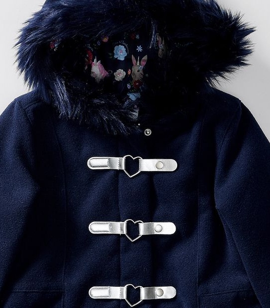 Tutu's & Tambourines Fur Trim Jacket