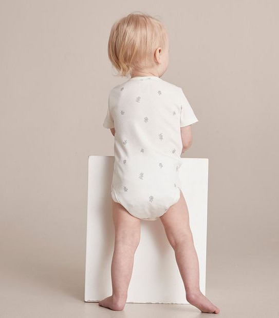 3 Pack Baby Organic Cotton Rib Bodysuits