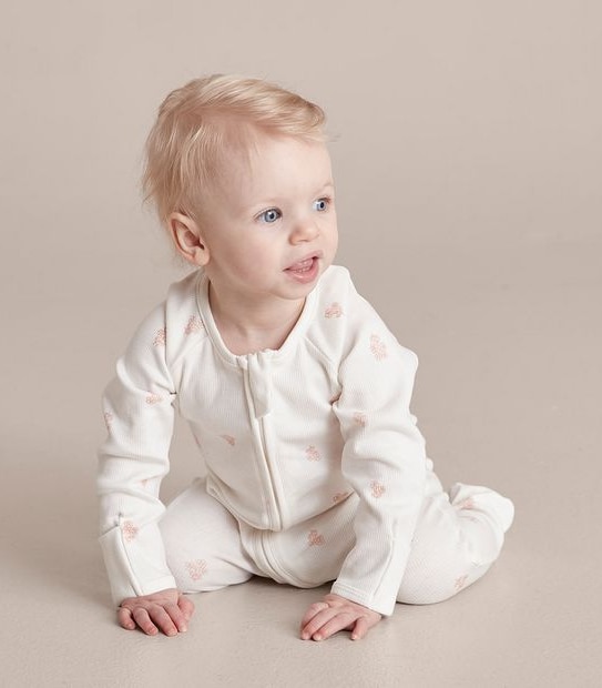 Baby Organic Cotton Zip Coverall