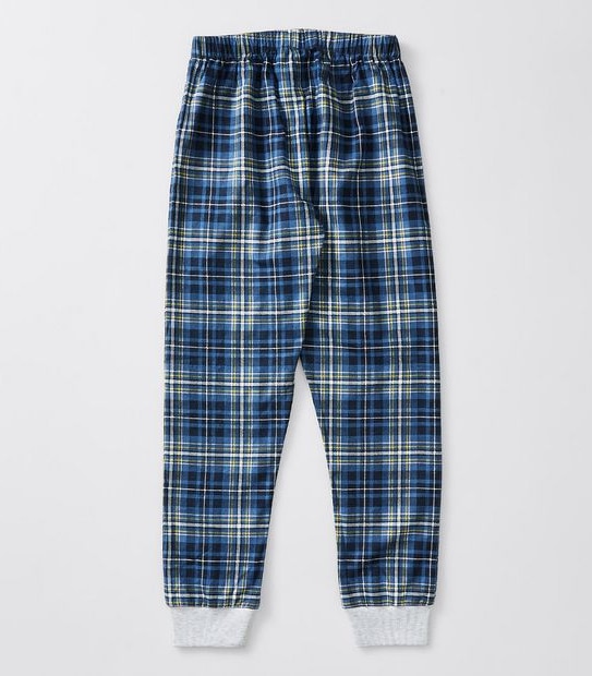 Check Print Pyjama Set - Grey