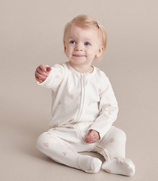 Baby Organic Cotton Zip Coverall