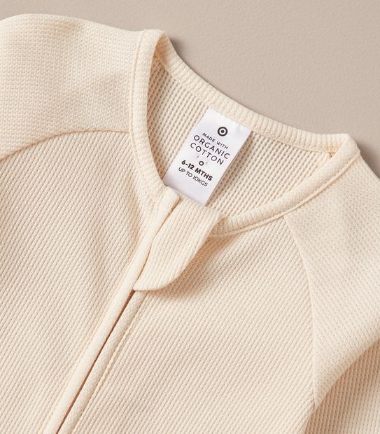 S22 239936_06 U ZIP COVERALL WAFFLE WHITECAP GREY 2 of 5