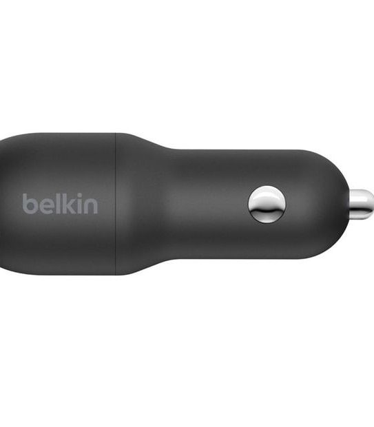 Belkin Boost Charge&trade; Dual USB-A Car Charger 24W & USB-A to Lightning Cable