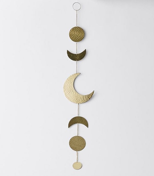 Metallic Lunar Wall Hanging