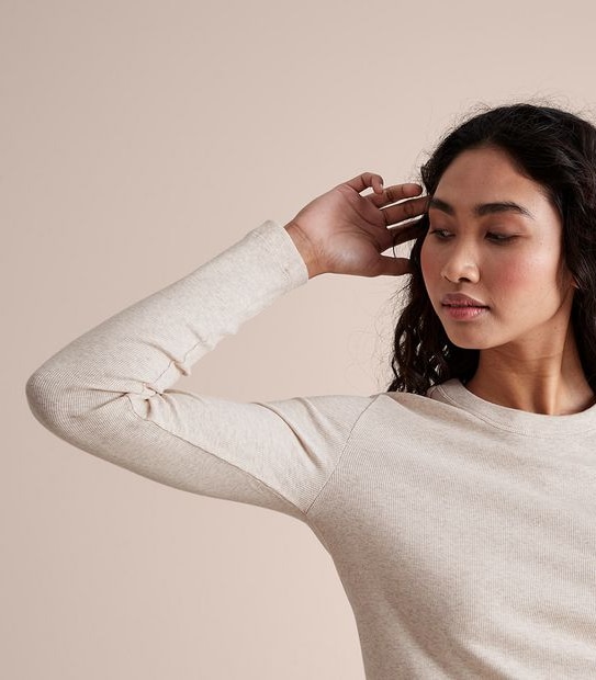 Cotton Rib Layer Top