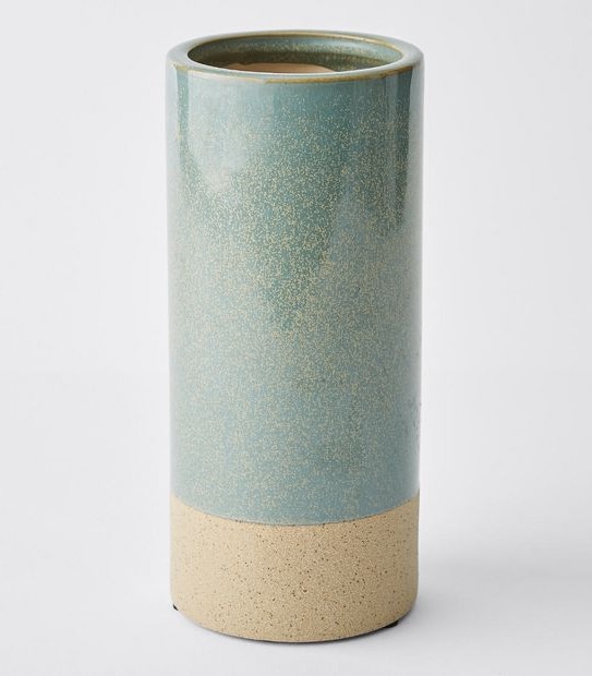 Reactive Glaze Cylinder Vase