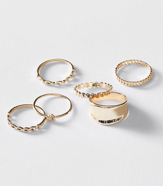 6 Pack Metal Ring Set