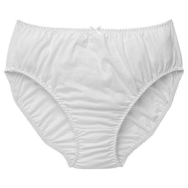 essentials Options Plus High Cut Briefs - White essentials Options Plus High Cut Briefs - White