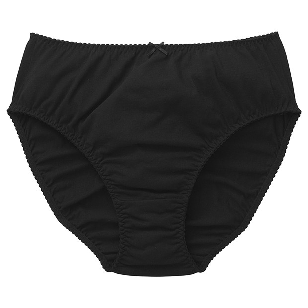 essentials Options Plus High Cut Briefs - Black essentials Options Plus High Cut Briefs - Black