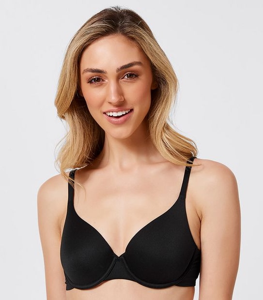 Soft Comfort T-Shirt Bra; Style: TLTSB060 - Black