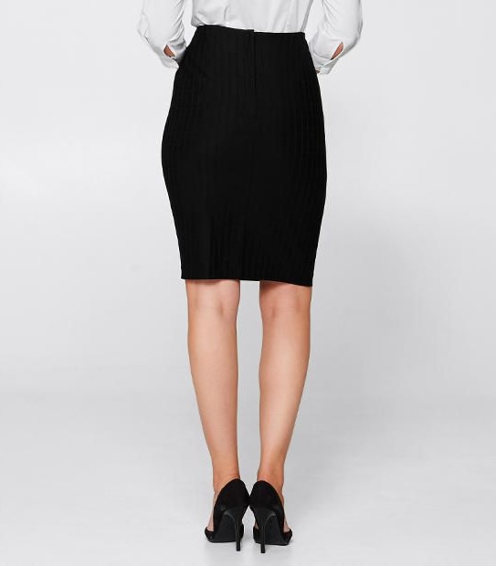 Grid Check Bengaline Skirt