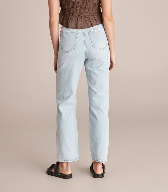 Lily Loves High Rise Straight Leg Jeans