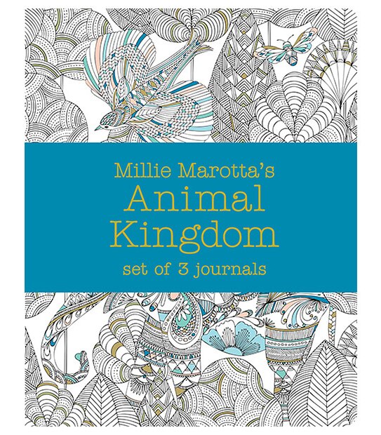 Millie Marotta's Animal Kingdom Set Of 3 Journals 