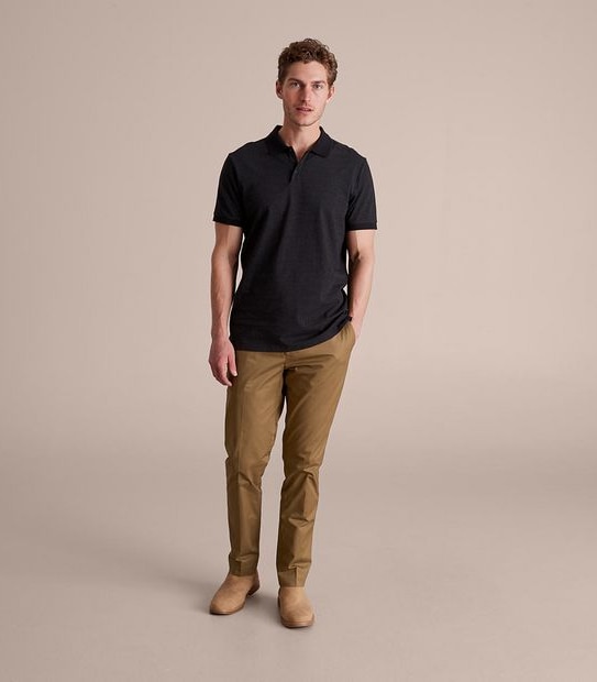 Preview Jacquard Jersey Polo Top