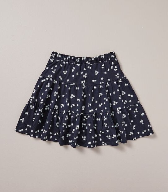 MG250226_03 S23 JERSEY KNIT SKIRT NAVY BLUE