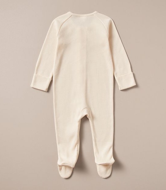 Baby Organic Cotton Waffle Coverall