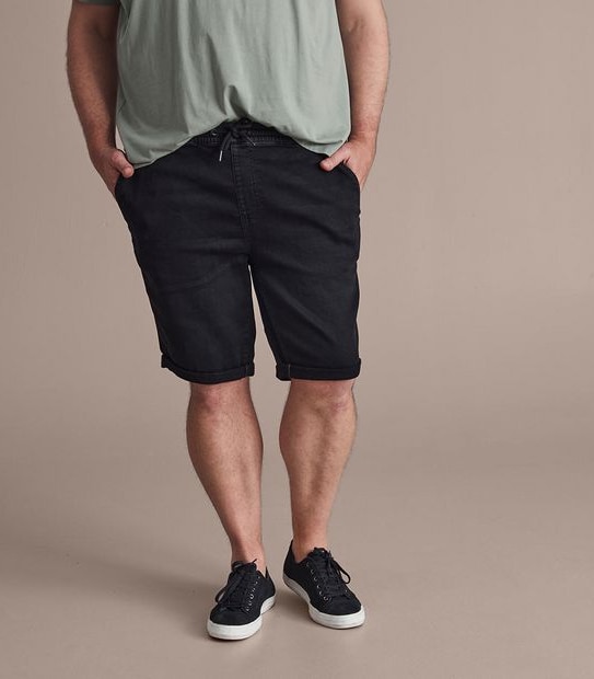 Mr Big Plus Wonder Denim Shorts