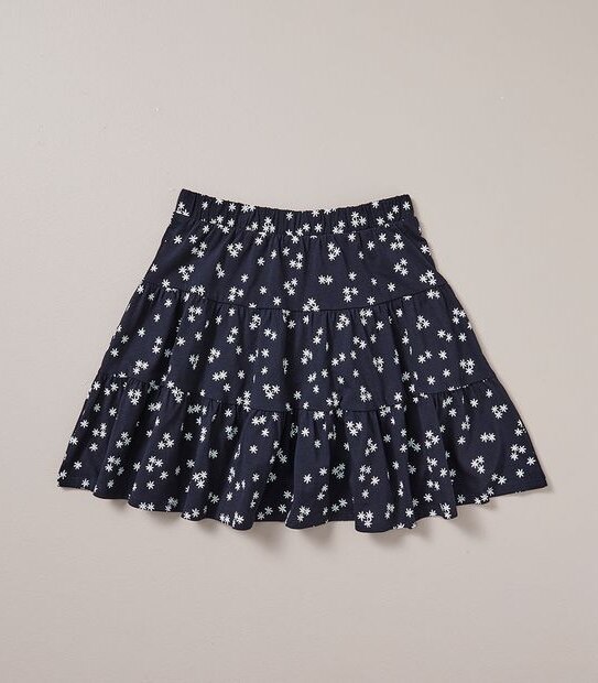 MG250226_03 S23 JERSEY KNIT SKIRT NAVY BLUE
