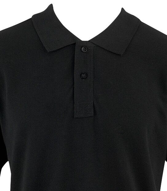 Mens' Essential Pique Polo - Black