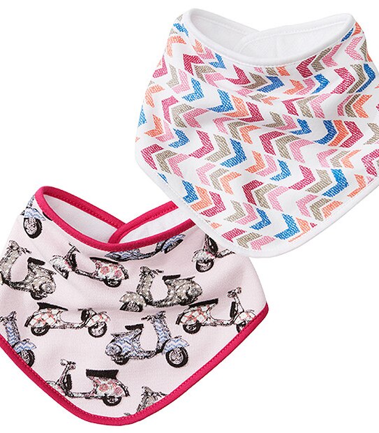 2 Pack Bandana Bibs - Scooter