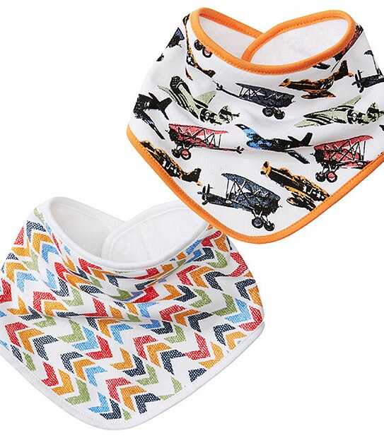 2 Pack Bandana Bibs - Sky High