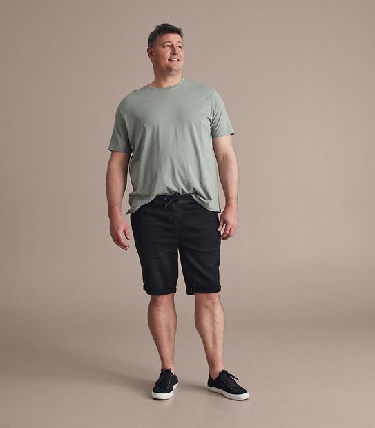 Mr Big Plus Wonder Denim Shorts