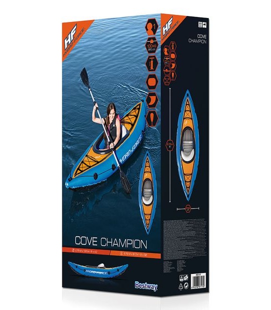 Hydro-Force: Cove Champion Inflatable Kayak