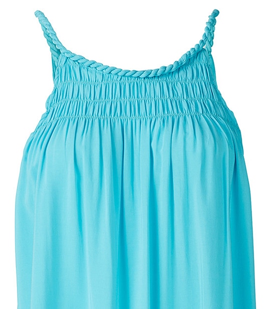Plait Detail Swing Dress - Blue 2 of 2