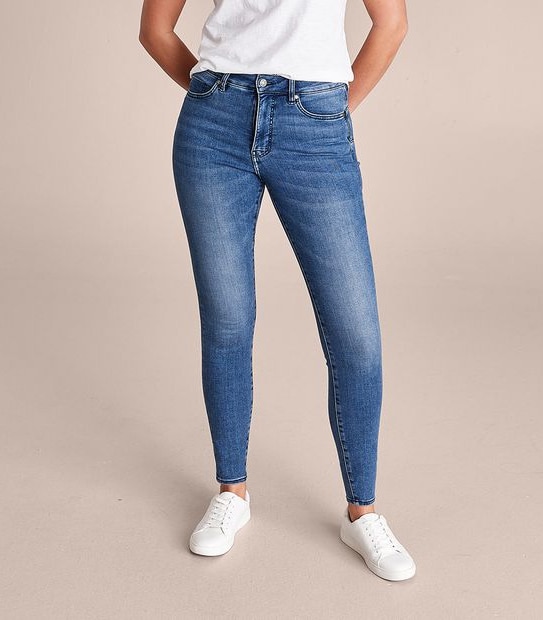Butt Shaper Skinny High Rise Ankle Length Denim Jeans
