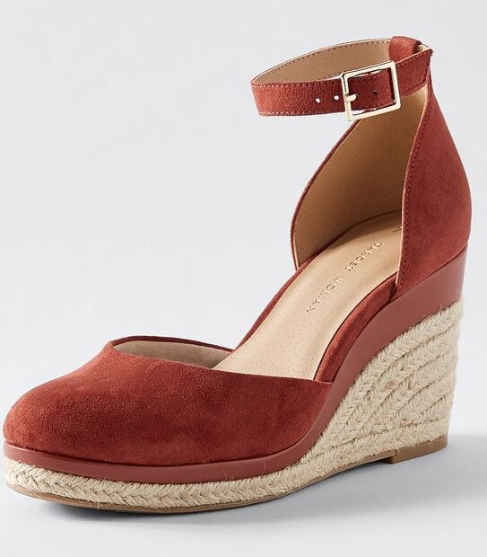 Houston Espadrille Wedges - Red