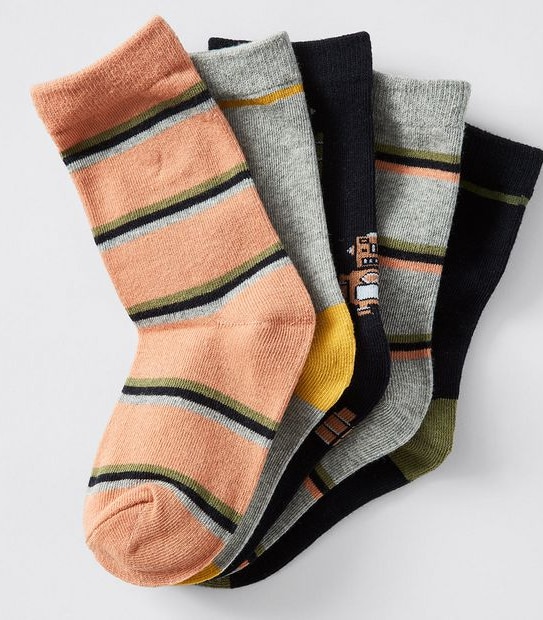 5 Pack Maxx Crew Socks
