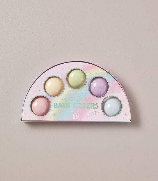 ILY. Rainbow Bath Fizzer Set