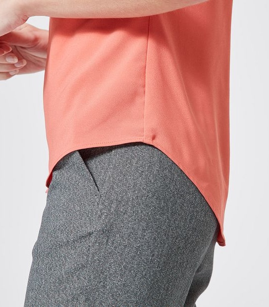 Preview Evie Tulip Sleeve Blouse - Spiced Coral Pink