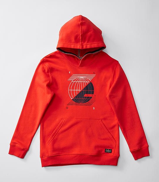 Graphic Pull Over Fleece Hoodie