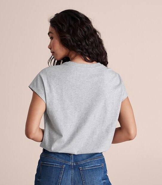 Gathered Hem T-Shirt