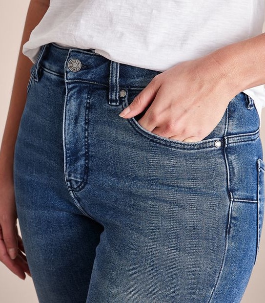Butt Shaper Skinny High Rise Ankle Length Denim Jeans