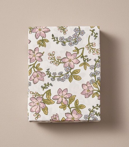 bub. Bamboo Cotton Fitted Cot Sheet