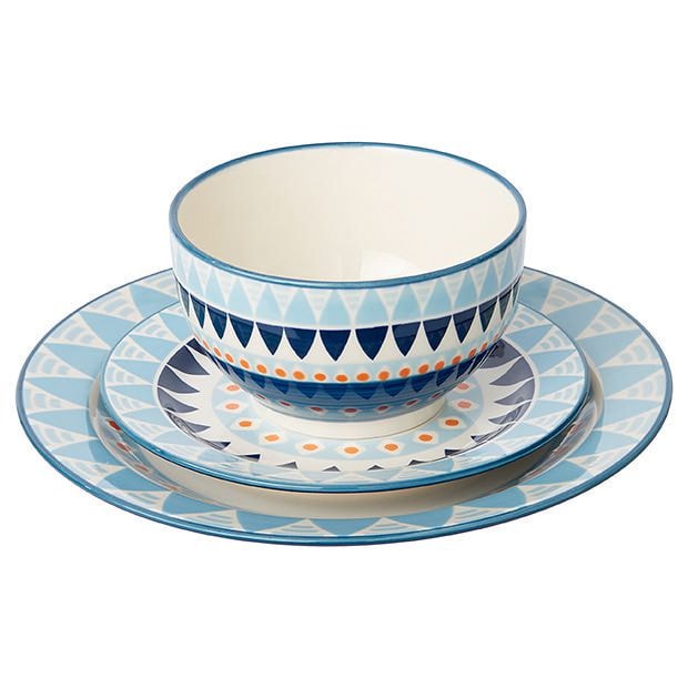 Wanderlust 12 Piece Dinner Set | Target Australia