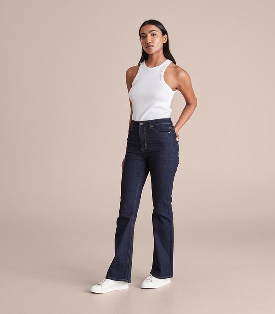 Jasmin Bootleg High Rise Full Length Jeans