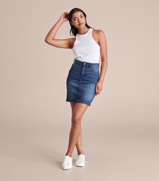Classic Denim Skirt