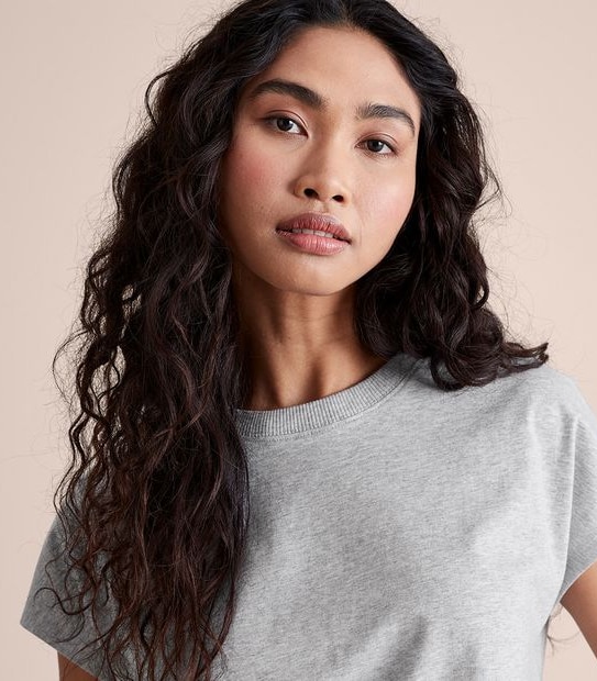 Gathered Hem T-Shirt