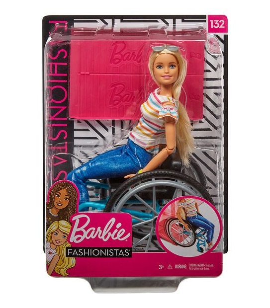 Barbie&reg; Fashionista Doll With Wheelchair