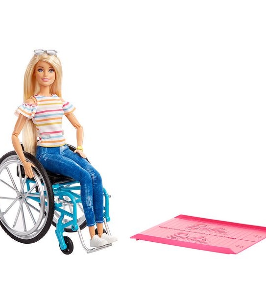 Barbie&reg; Fashionista Doll With Wheelchair