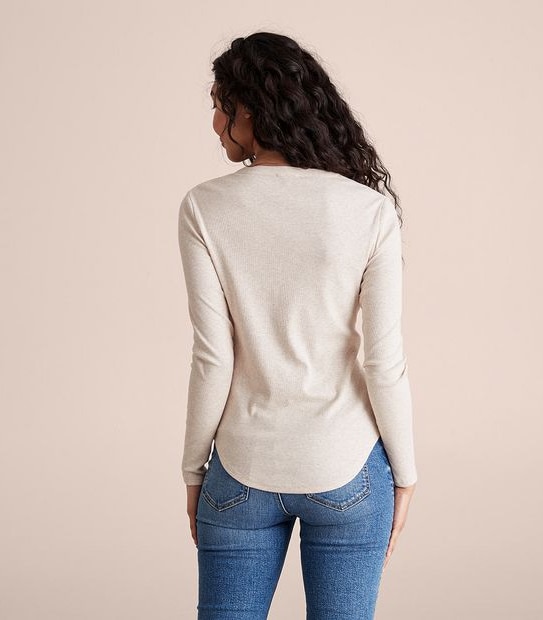 Cotton Henley Top