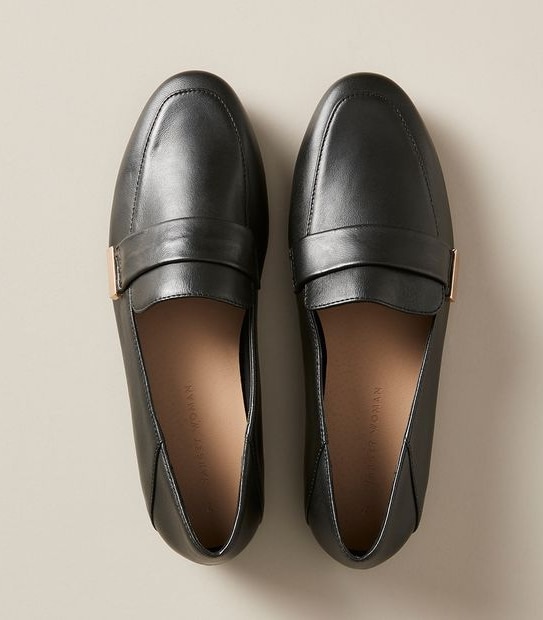 Womens Quinn Saddle Leather Loafers